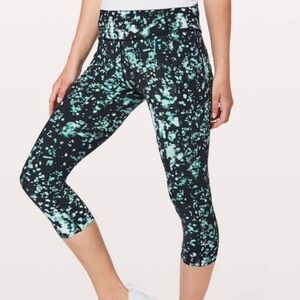 Lululemon Cropped Patterned Leggings
